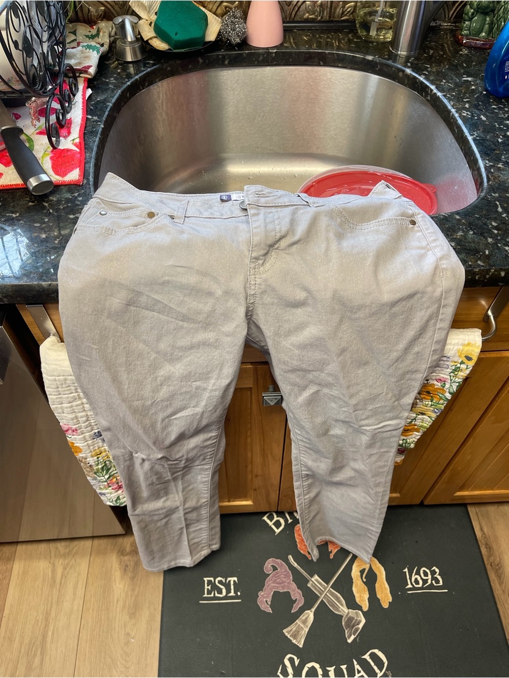 Jennifer Lopez Light Gray Men's Chinos